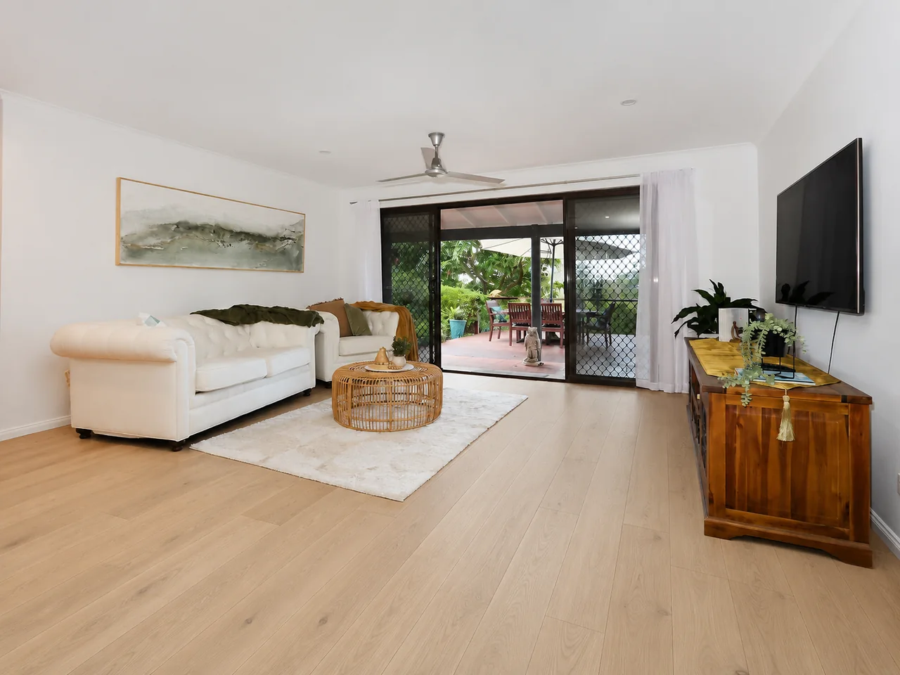 Living room AI renovation concept